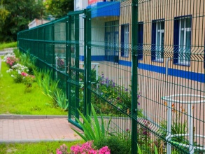 3D заборы для детского сада 80 метров фото в Фосфоритном